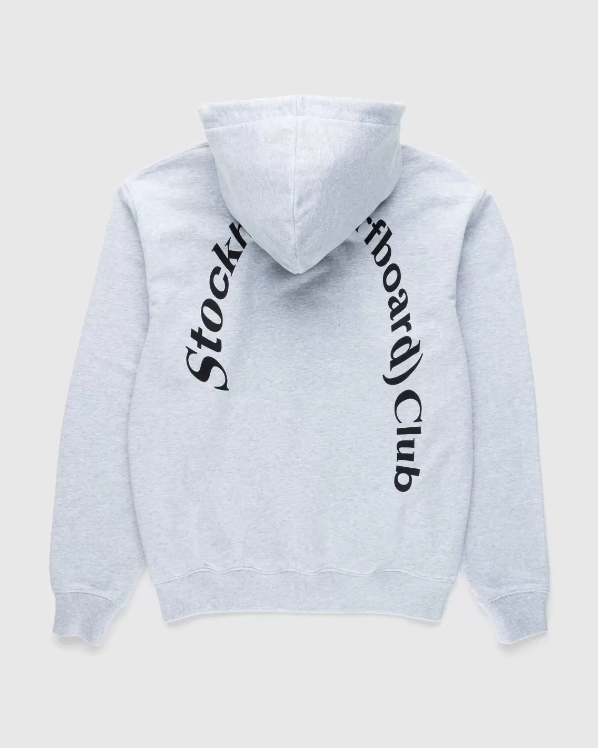 Stockholm Surfboard Club Bjorn Logo Hoodie Grijs Melee Hot