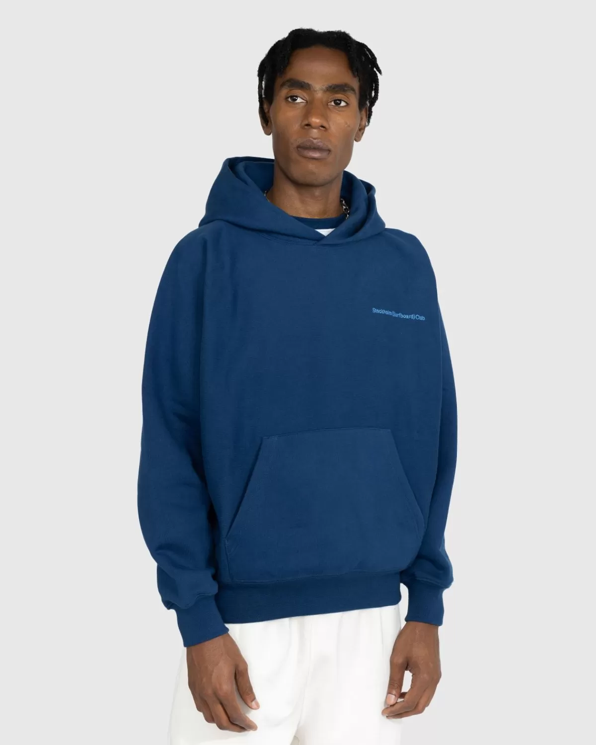 Stockholm Surfboard Club Jes Hoodie Middernachtblauw Store