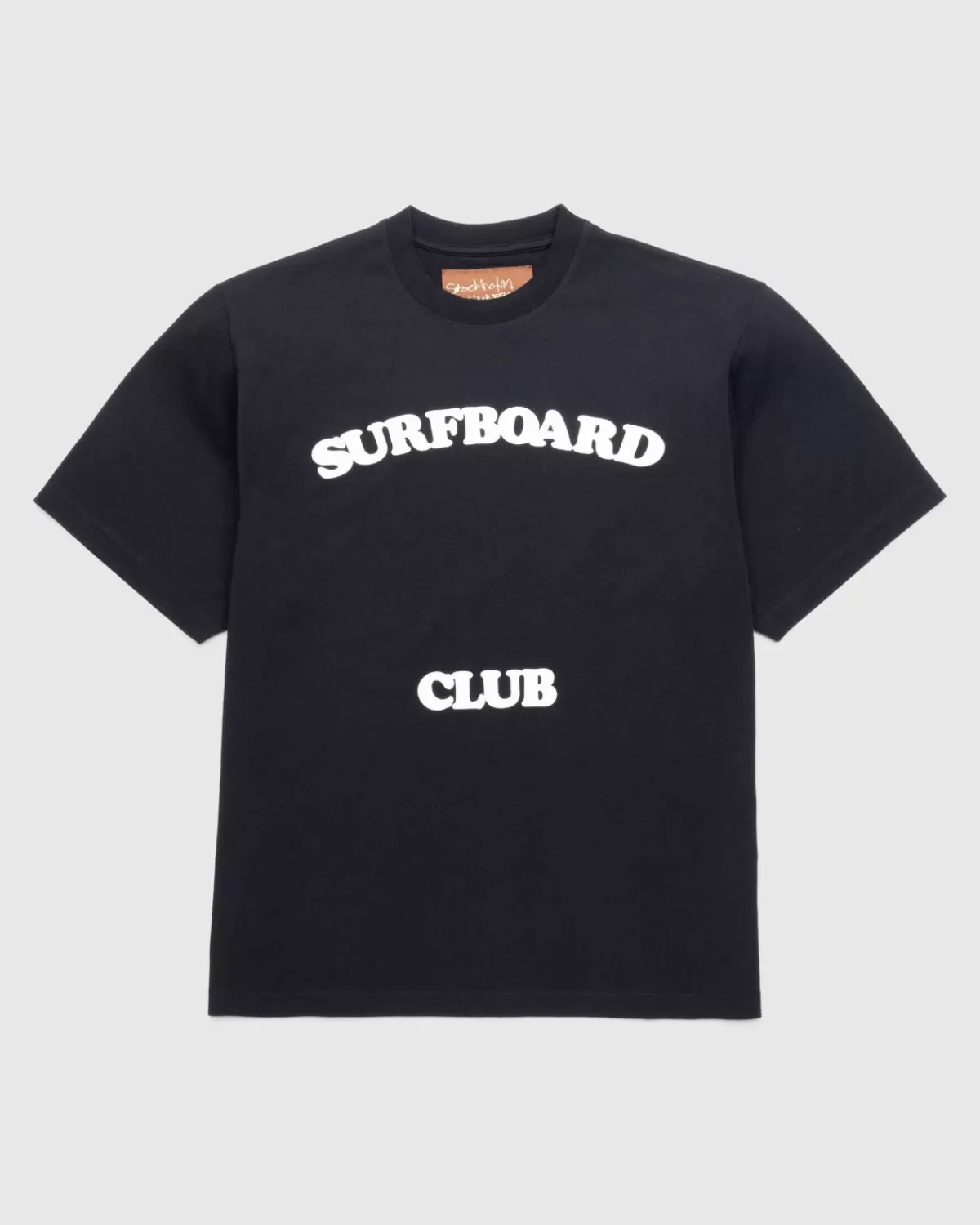 Stockholm Surfboard Club Leaf Club T-Shirt Zwart Cheap