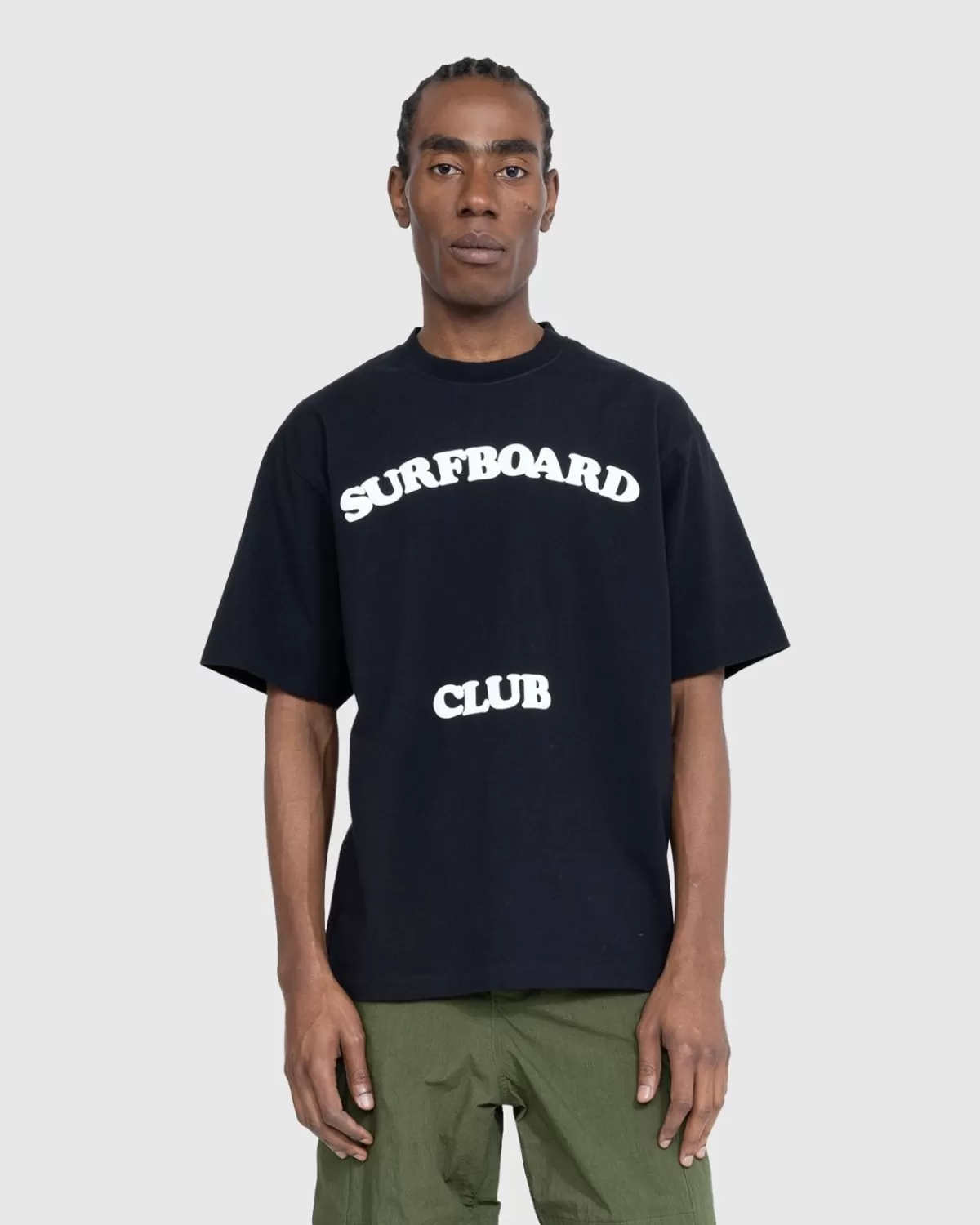 Stockholm Surfboard Club Leaf Club T-Shirt Zwart Cheap