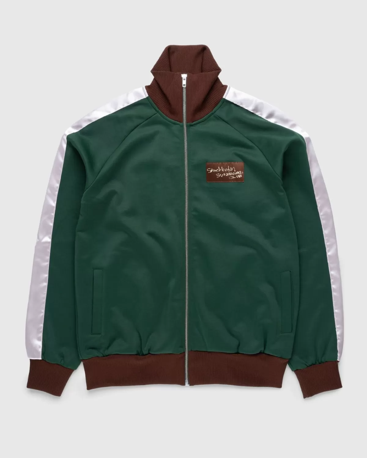 Broek^Stockholm Surfboard Club Track Top Fall Green