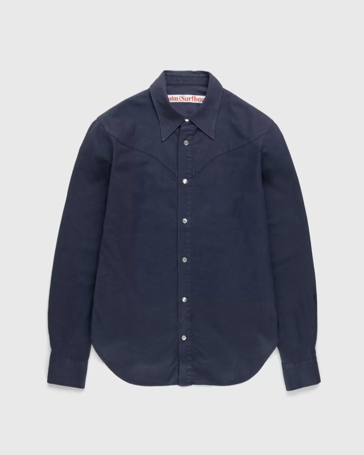 Overhemden^Stockholm Surfboard Club Western Overhemd Met Knopen Faded Navy