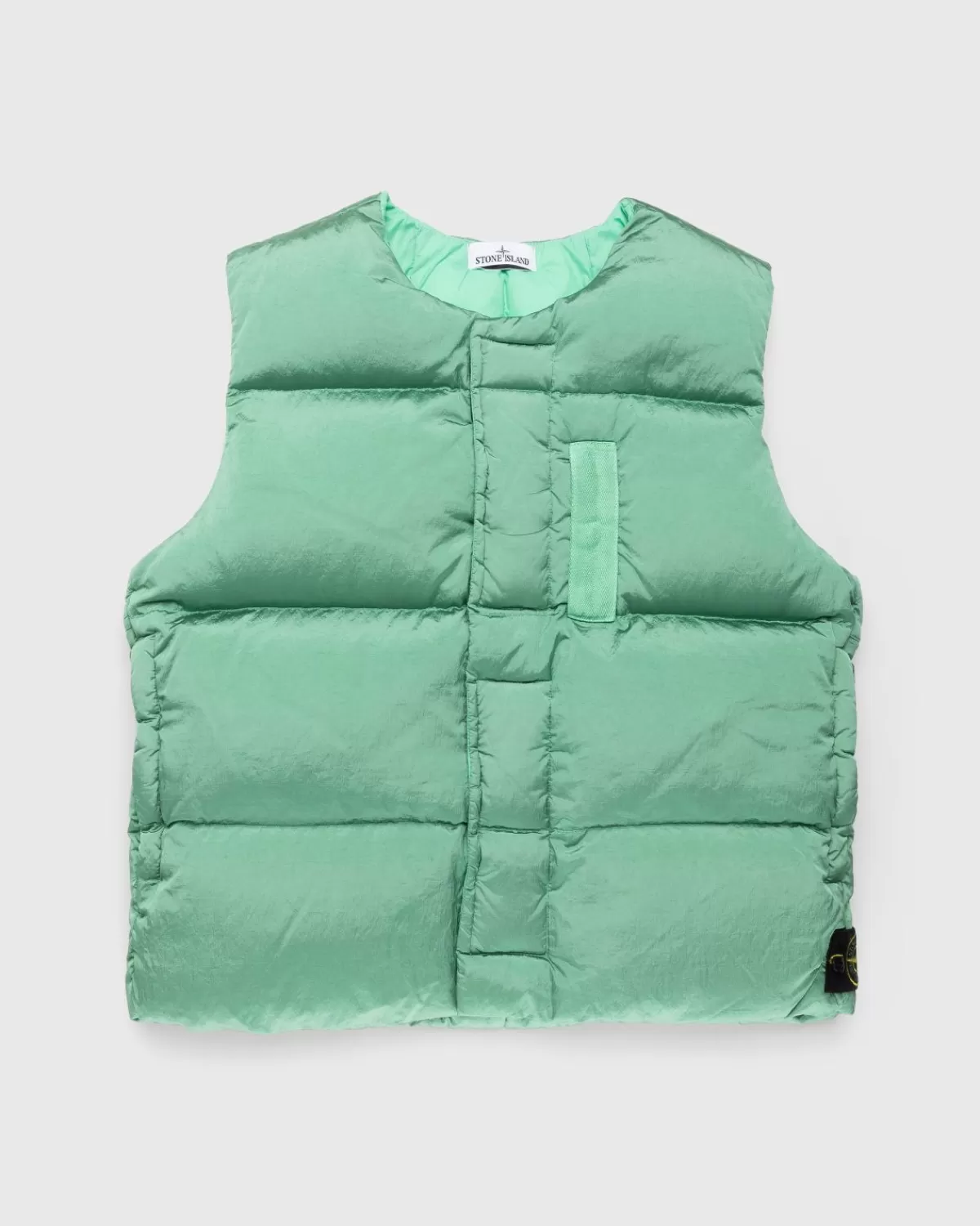 Bovenkleding^Stone Island Nylon Metalen Donsvest Lichtgroen