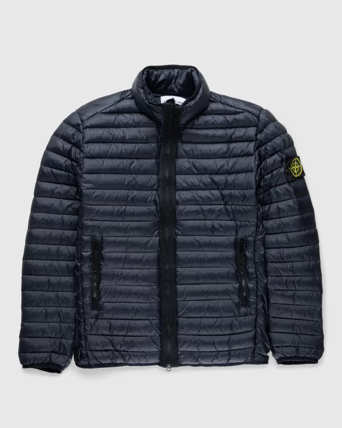 Bovenkleding^Stone Island Opvouwbaar Donsjack Van Gerecycled Nylon, Marineblauw