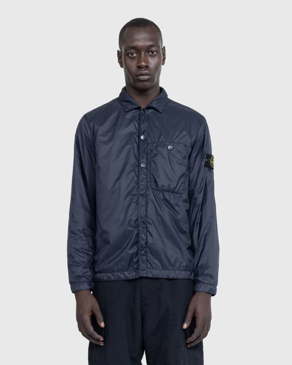 Overhemden^Stone Island Overshirt Marineblauw