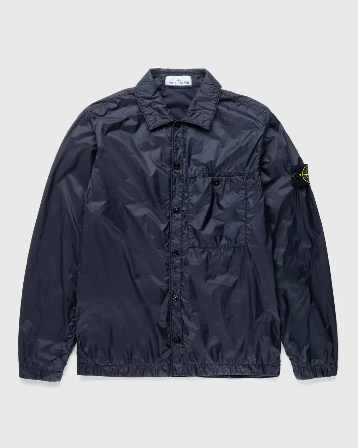 Overhemden^Stone Island Overshirt Marineblauw