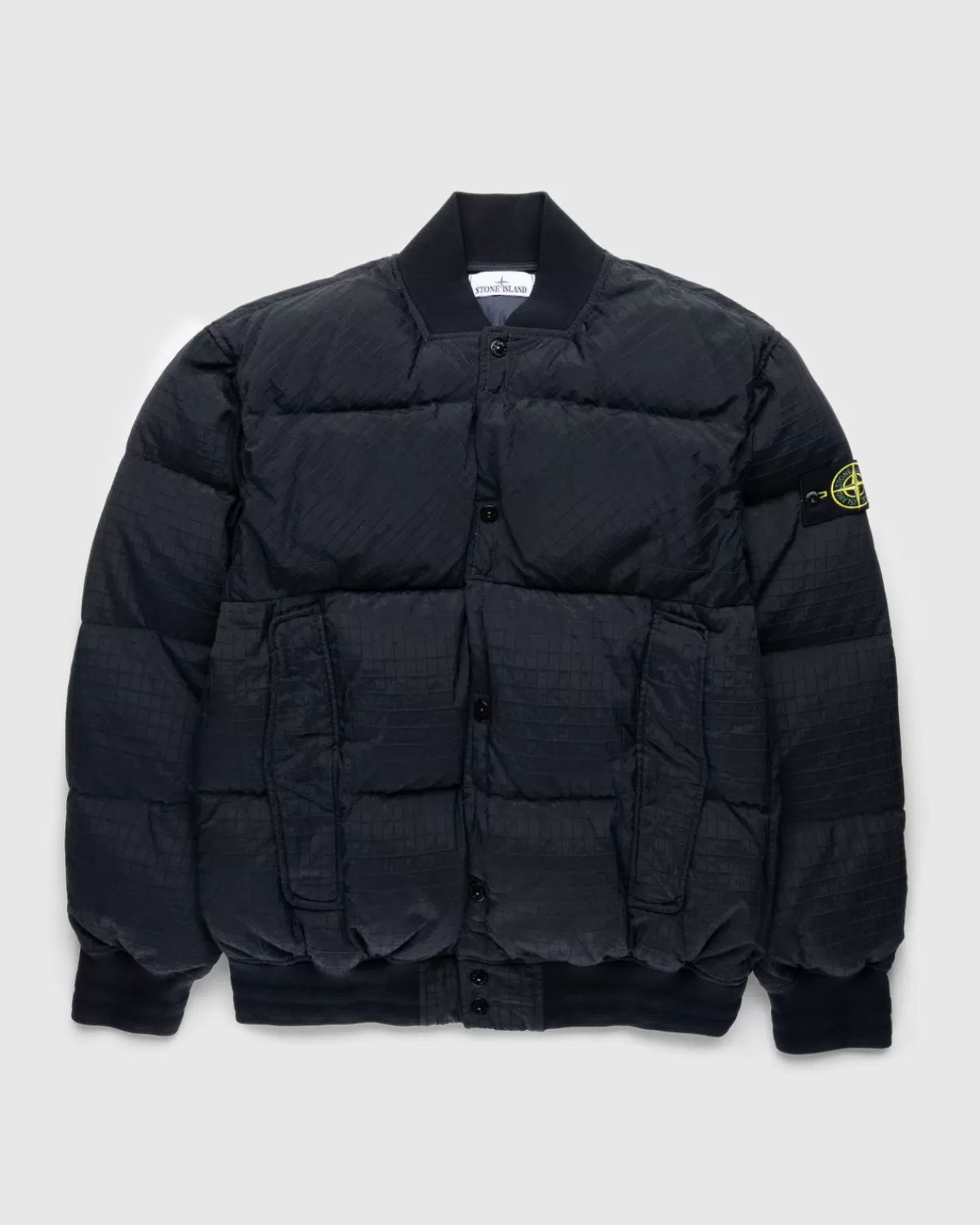 Bovenkleding^Stone Island Ripstop Nylon Metalen Donsjack Zwart