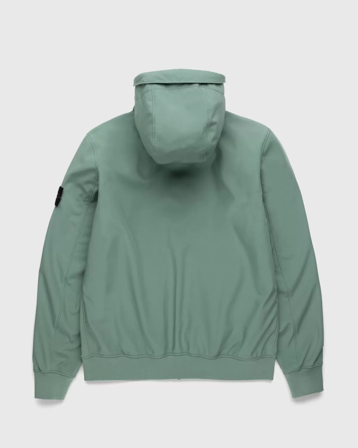 Bovenkleding^Stone Island Softshell Jack Met Capuchon Sage