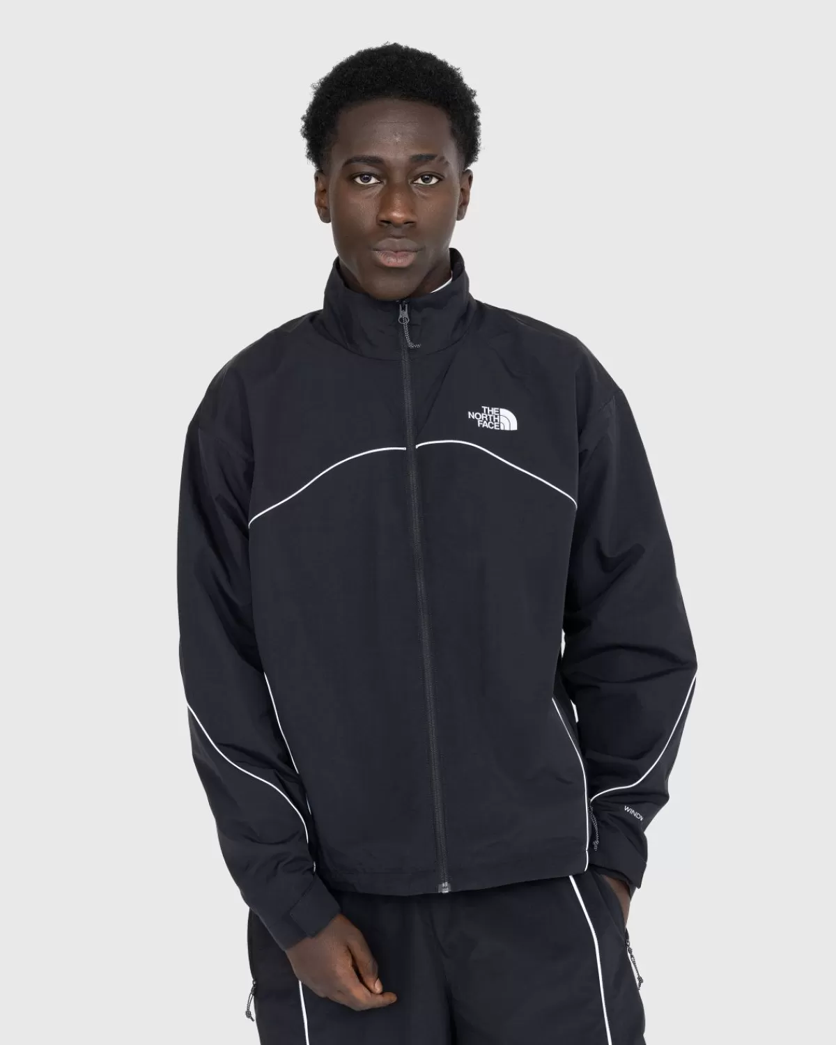 Bovenkleding^The North Face Tek Piping Windjack Tnf Zwart