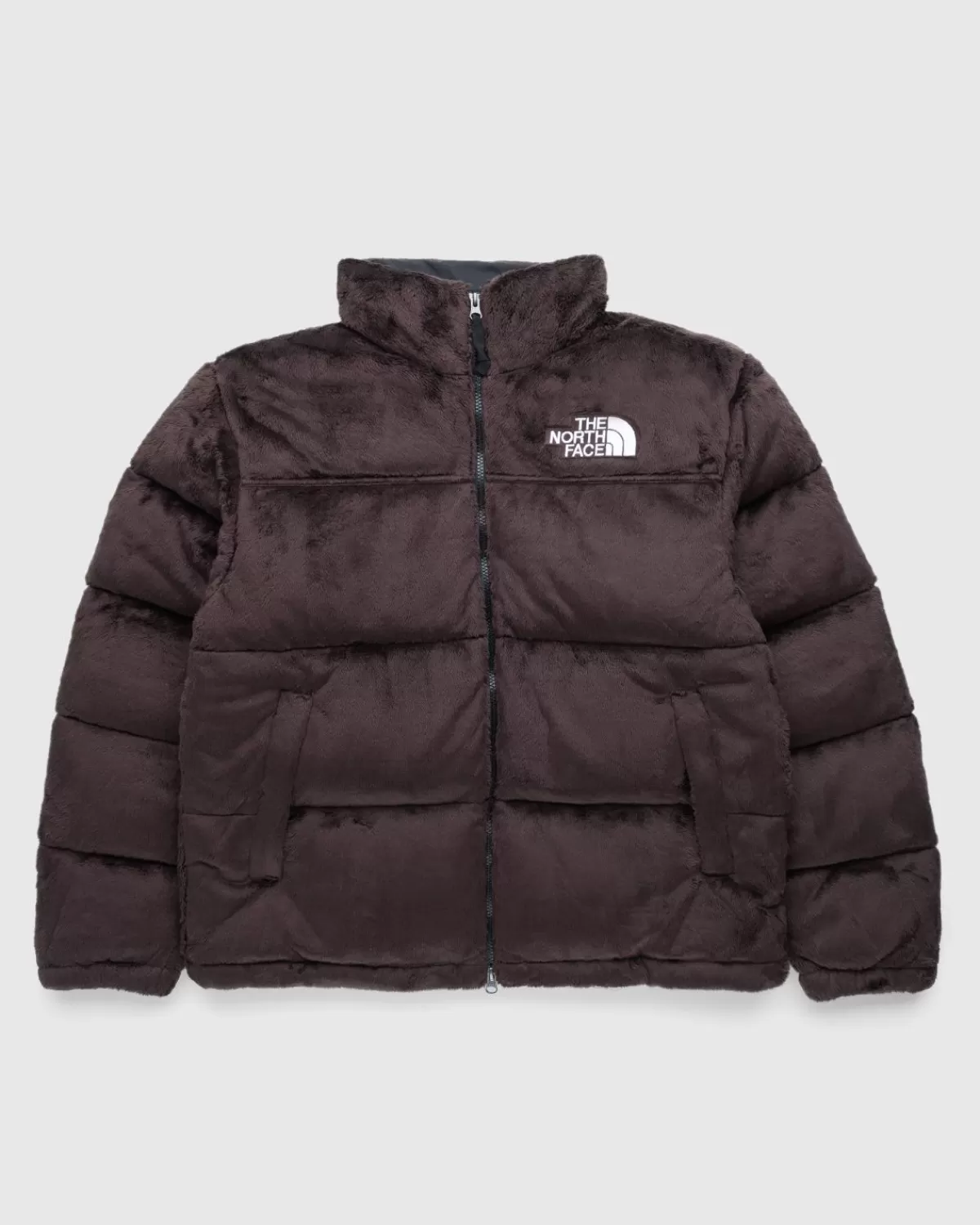 Bovenkleding^The North Face Versa Velour Nuptse Jas Kolenbruin