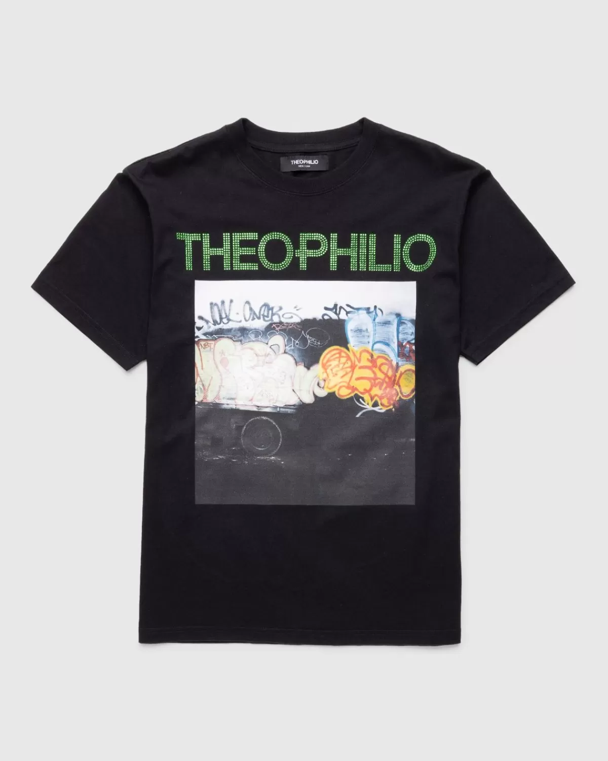 Theophilio X Highsnobiety T-Shirt Zwart Flash Sale