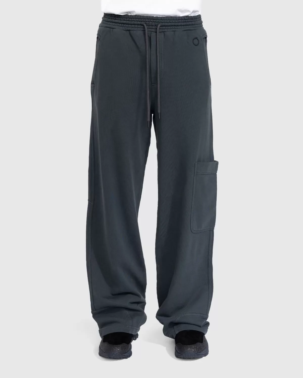 Broek^Trussardi Stonewashed Greyhound Joggingbroek Zwart