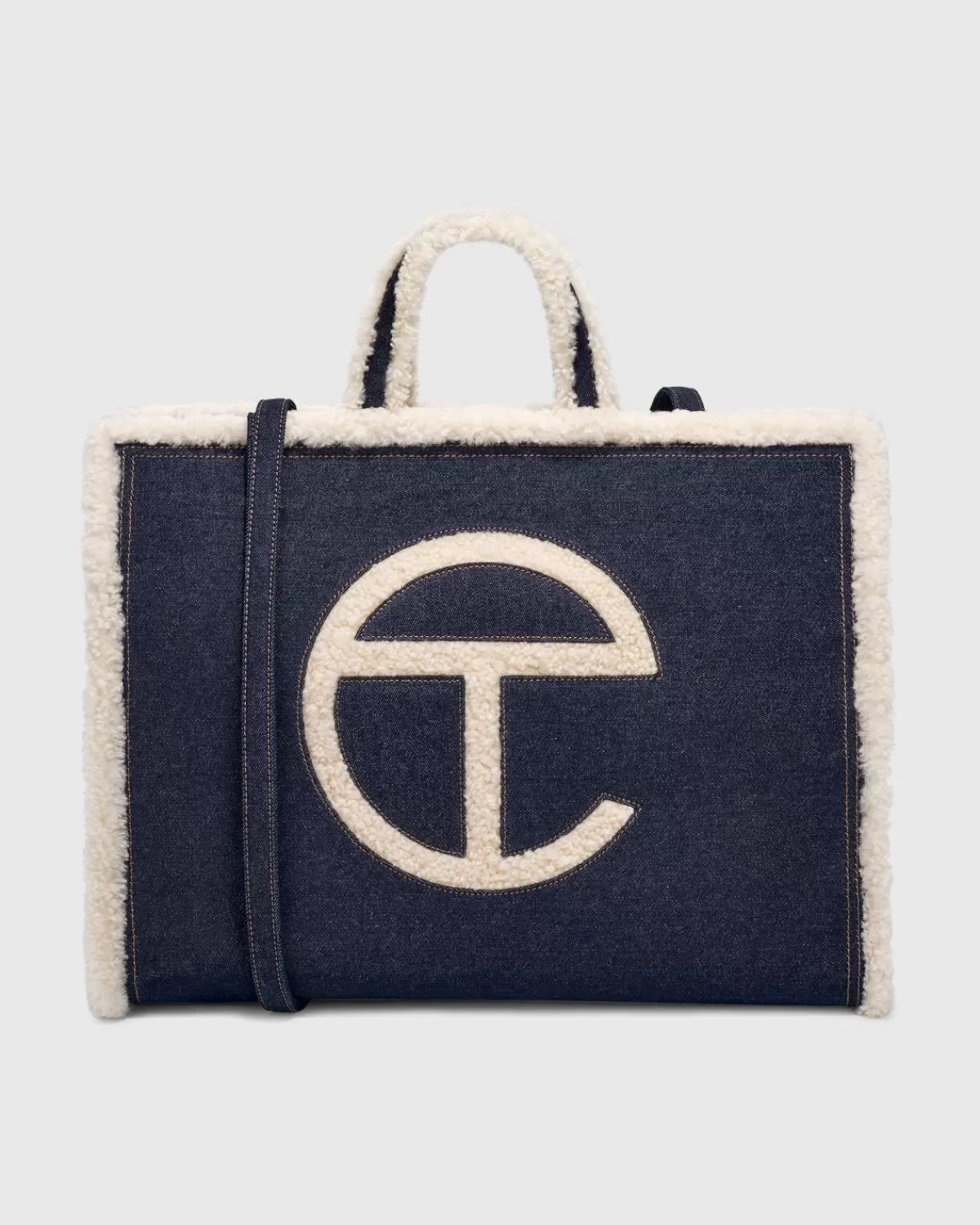 Ugg X Telfar Denim Grote Shopper Indigo Flash Sale