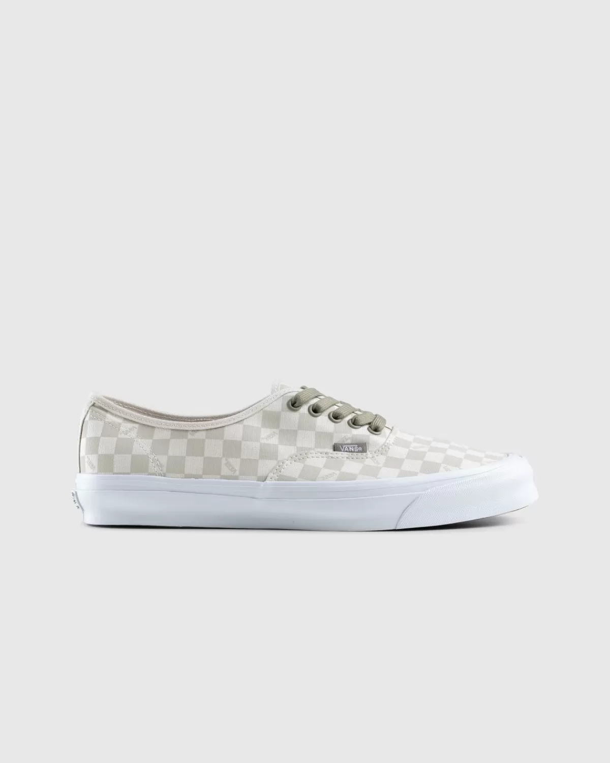 Vans Ua Og Authentic Lx Vault Checkerboard Beige Sale