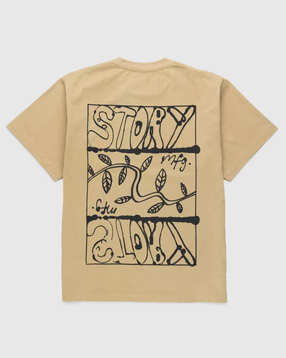 Story mfg. Verhaal Mfg. Grateful Tee Ecru Binnen Buiten Tijd Clearance