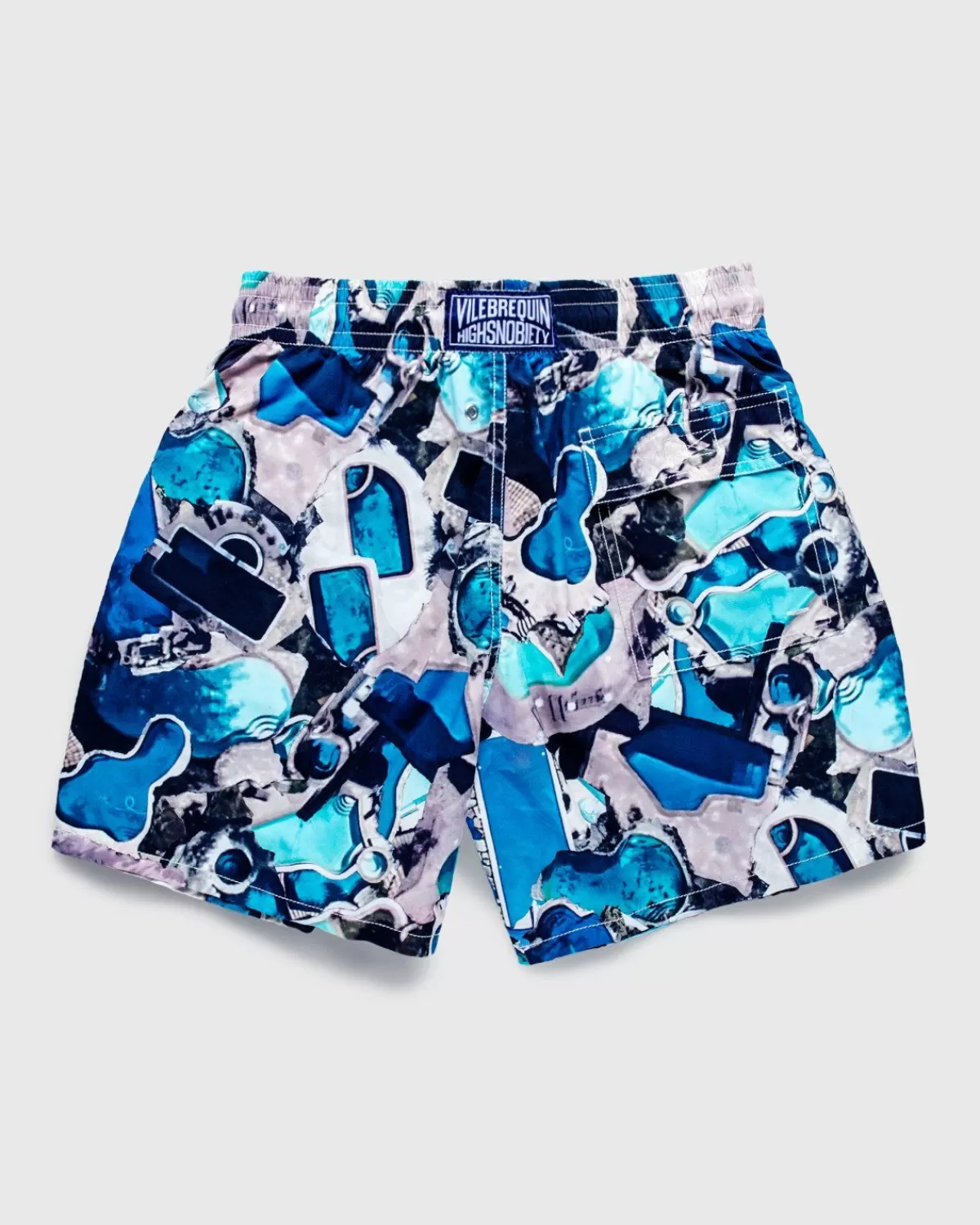 Vilebrequin X Highsnobiety Patroonshort Blauw Discount