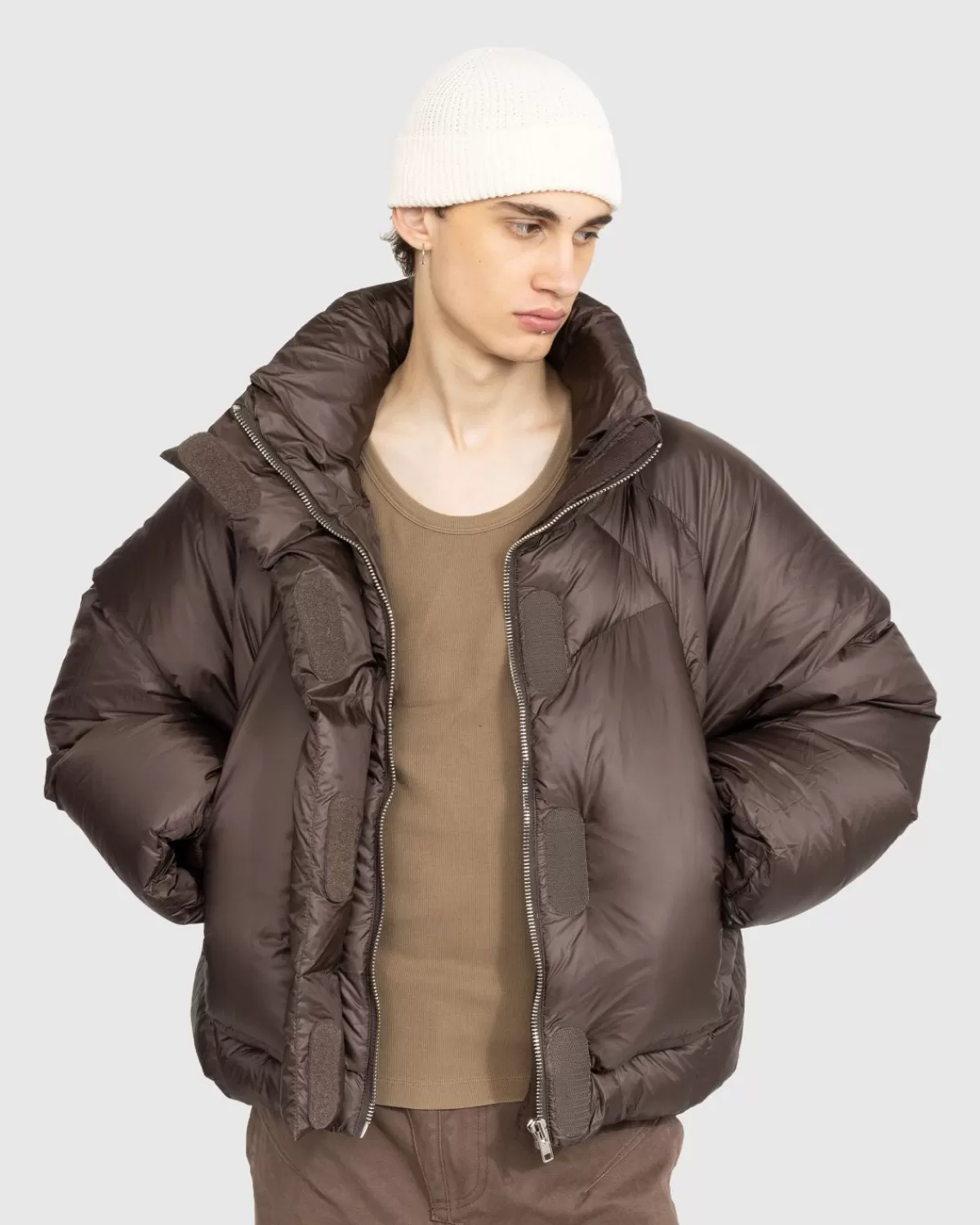 Bovenkleding^Entire Studios Volledige Studio'S Uvr Puffer Mud Beige