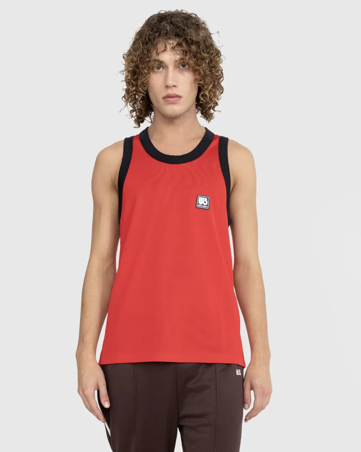 Bovenkleding^Wales Bonner Diop Tanktop Rood/Zwart