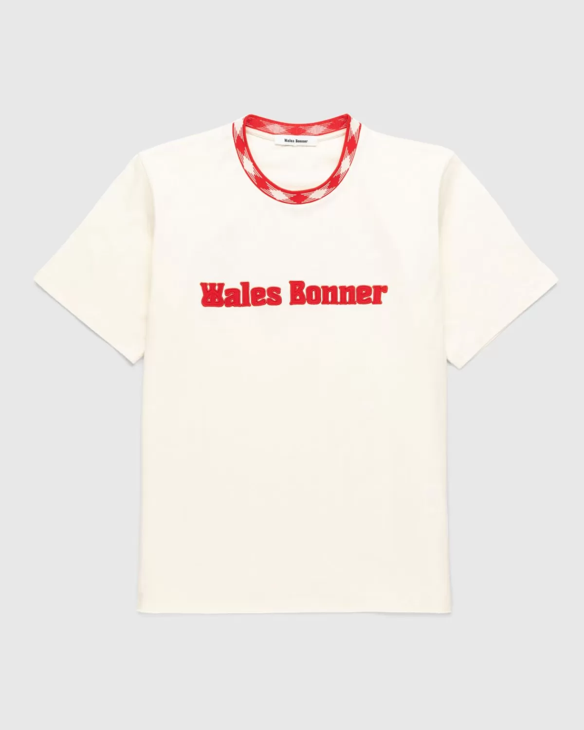 Wales Bonner Origineel T-Shirt Ivoor Sale