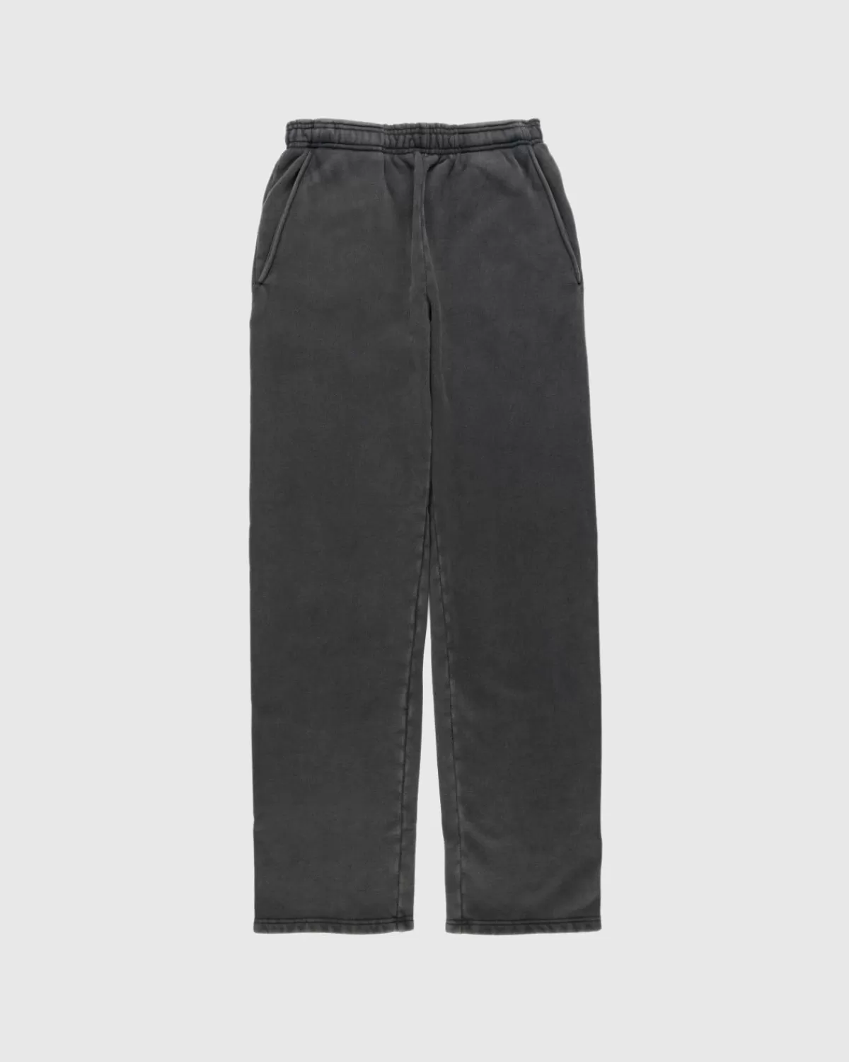 Broek^Entire Studios Whole Studios Sweatpant Met Rechte Pijpen Zwart