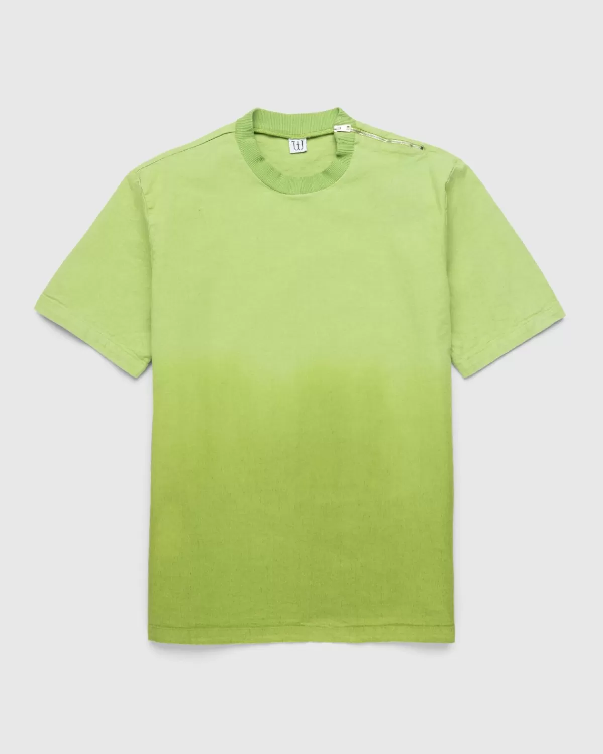 Winnie New York Degrade Linnen T-Shirt Groen Clearance