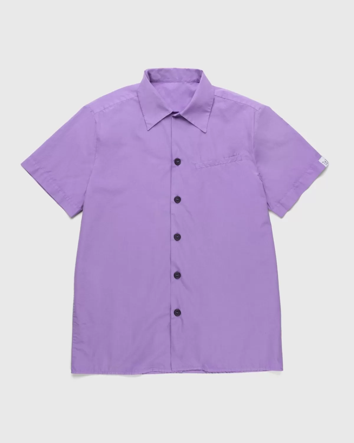 Overhemden^Winnie New York Katoenen Kampshirt Lavendel