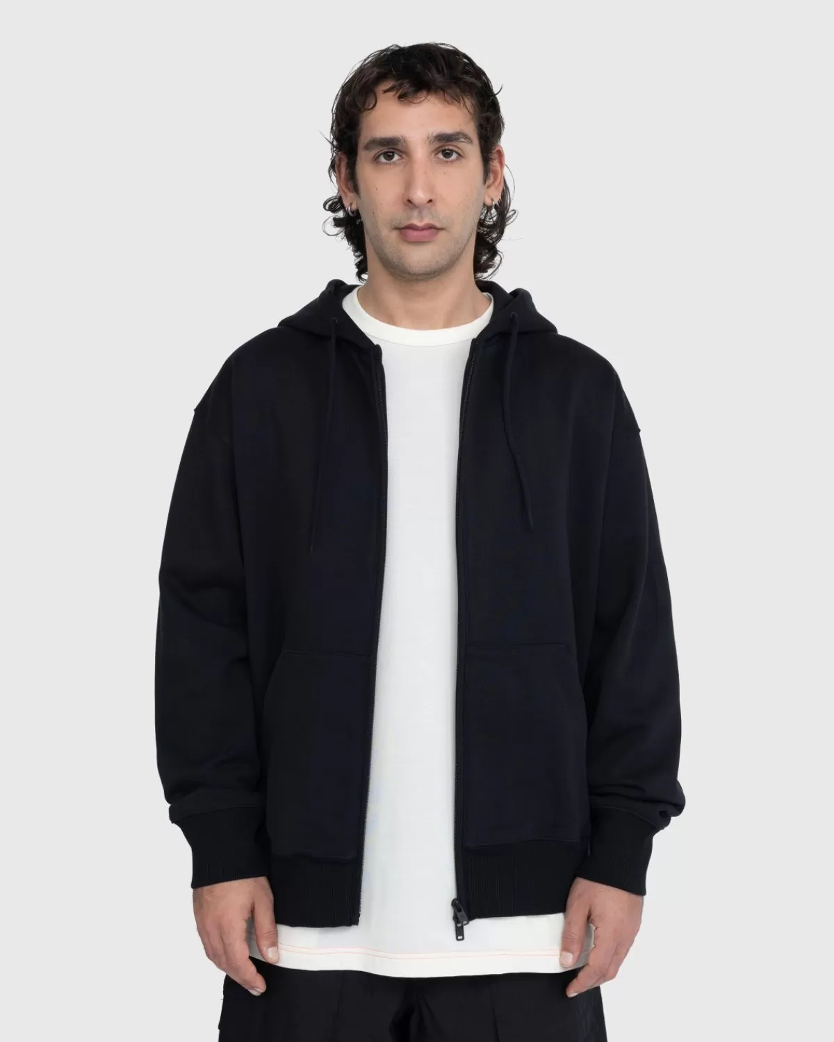 Y-3 Ft Hoodie Met Rits Zwart Cheap