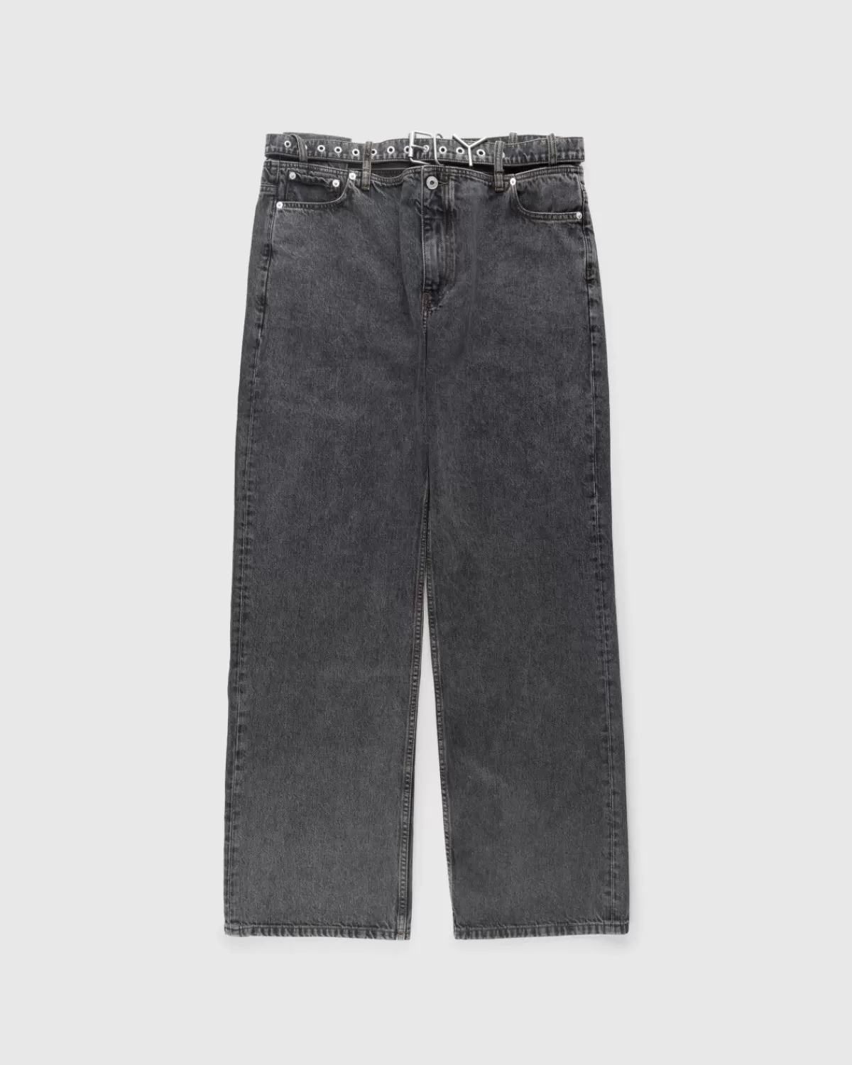 Broek^Y/Project Evergreen Y-Riemjeans Vintage Zwart